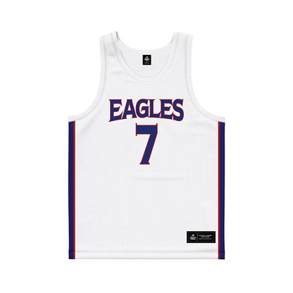 American - NCAA Men's Basketball : Wyatt Nausadis - White Basketball Jersey-0