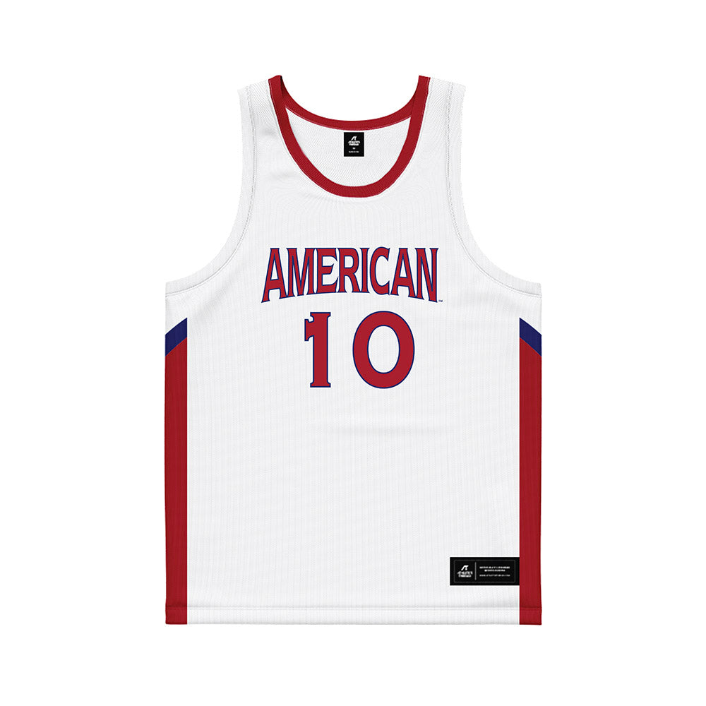 American - NCAA Women's Basketball : Grace Koepke - White Basketball Jersey-0