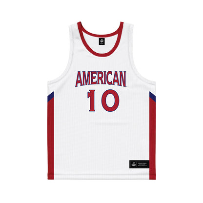 American - NCAA Women's Basketball : Grace Koepke - White Basketball Jersey-0