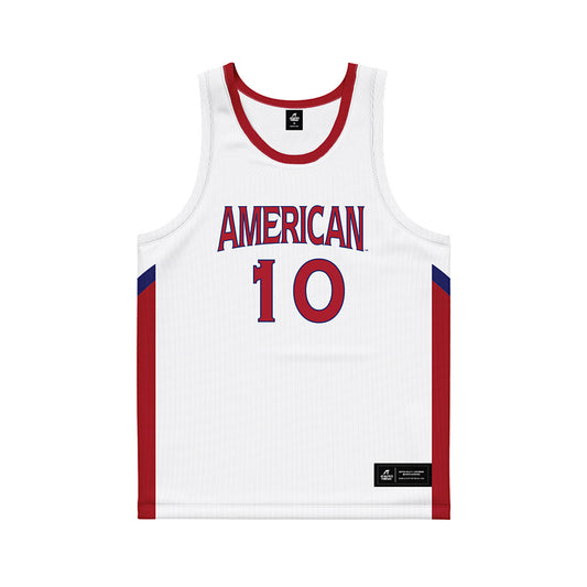American - NCAA Women's Basketball : Grace Koepke - White Basketball Jersey-0