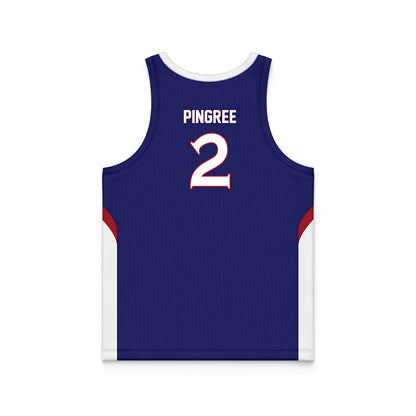 American - NCAA Women's Basketball : Ellie Pingree - Basketball Jersey-1