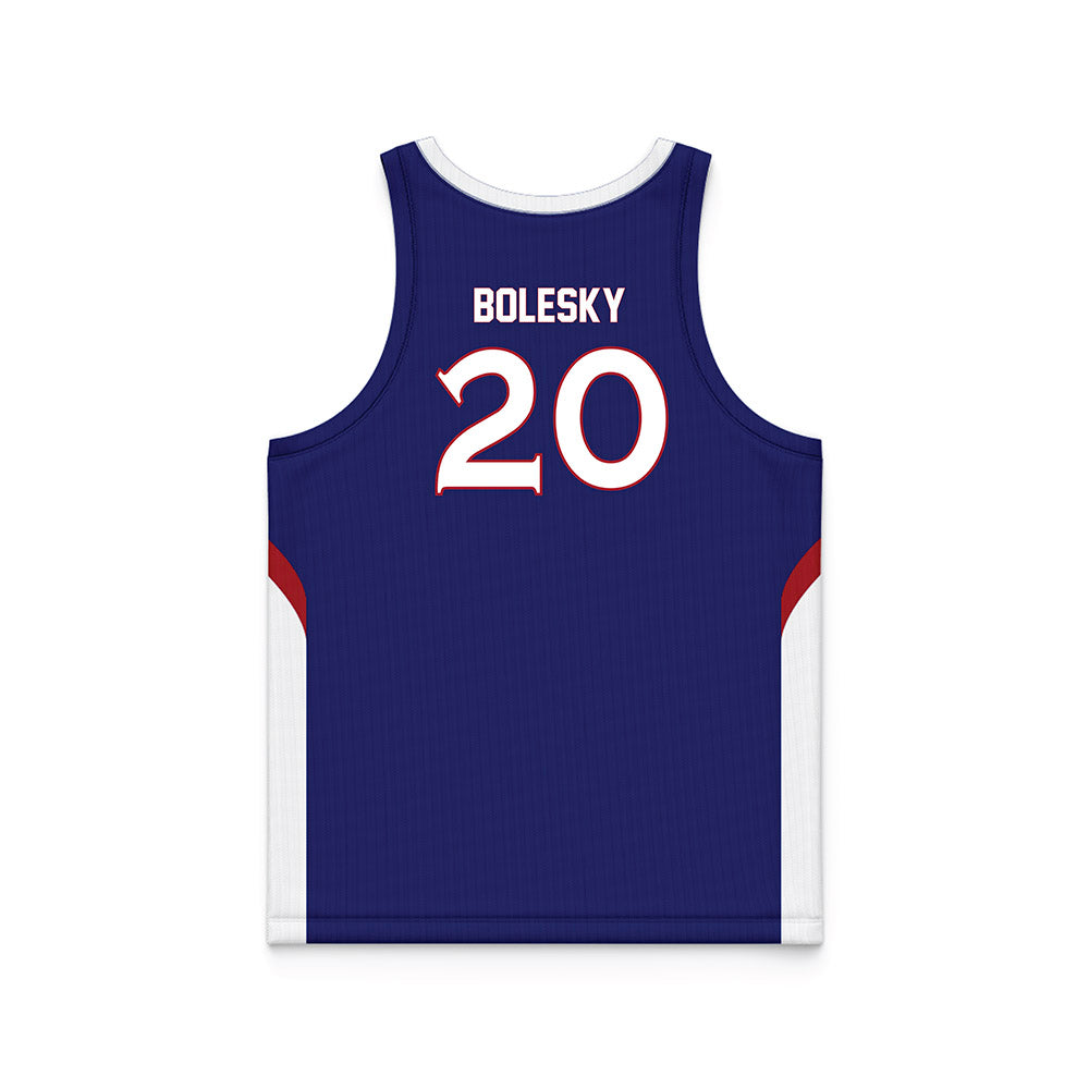 American - NCAA Women's Basketball : Mary Bolesky - Basketball Jersey-1