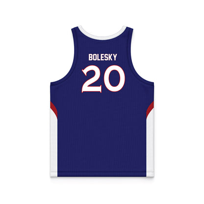 American - NCAA Women's Basketball : Mary Bolesky - Basketball Jersey-1