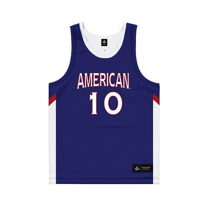 American - NCAA Women's Basketball : Grace Koepke - Basketball Jersey-0