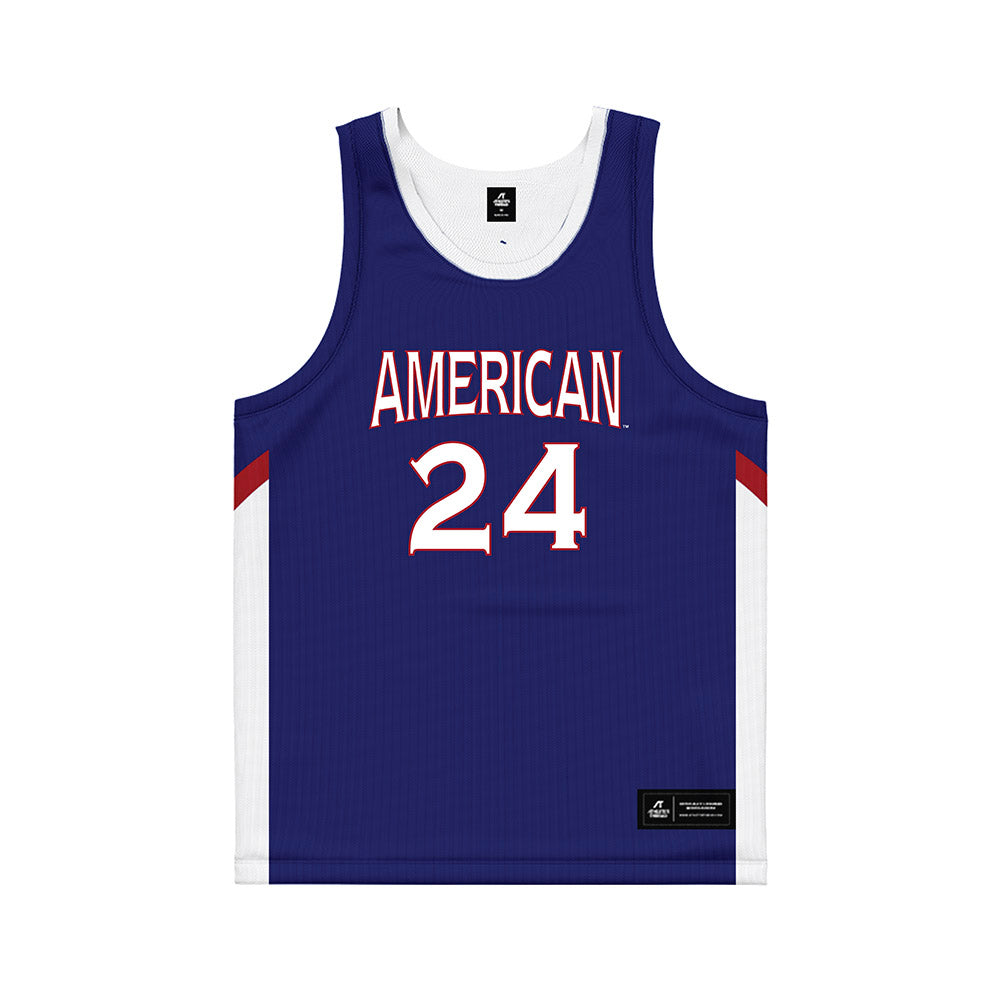 American - NCAA Women's Basketball : Vienn Sheng - Basketball Jersey-0