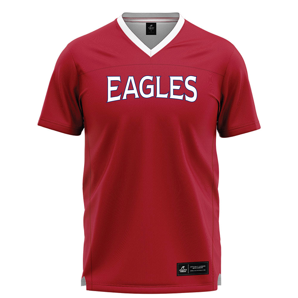 American - NCAA Women's Lacrosse : Lexi Rakis - Red Lacrosse Jersey -0