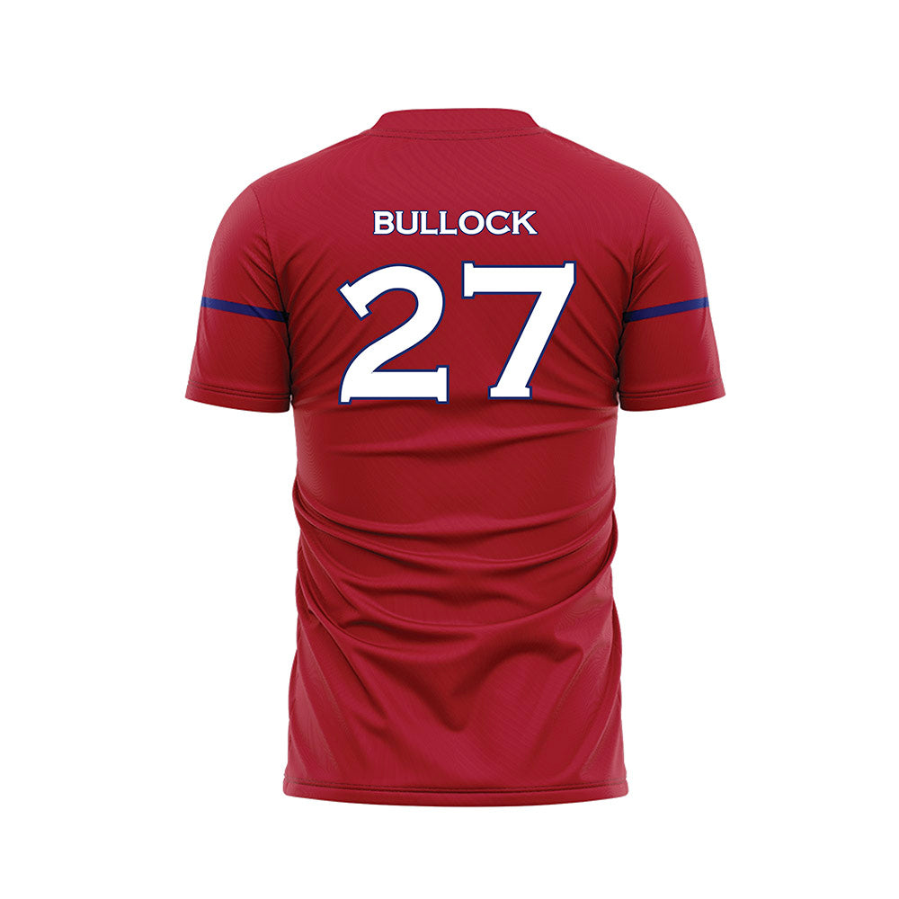 American - NCAA Women's Soccer : Lauren Bullock - Red Soccer Jersey-1