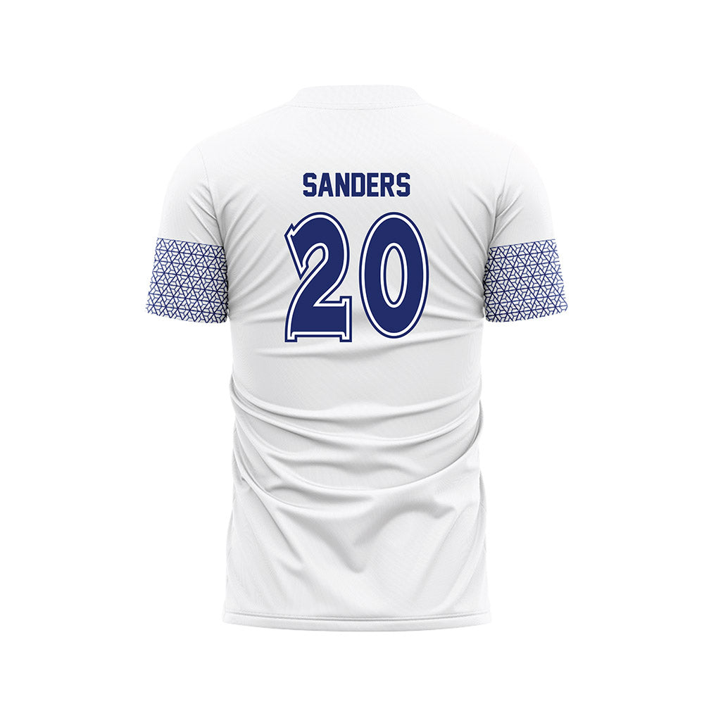 American - NCAA Women's Soccer : Lauren Sanders - White Soccer Jersey-1