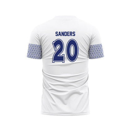 American - NCAA Women's Soccer : Lauren Sanders - White Soccer Jersey-1