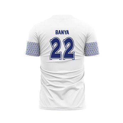 American - NCAA Women's Soccer : Sanai Banya - White Soccer Jersey-1
