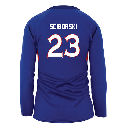 American - NCAA Women's Volleyball : Carly Sciborski - Volleyball Jersey-1