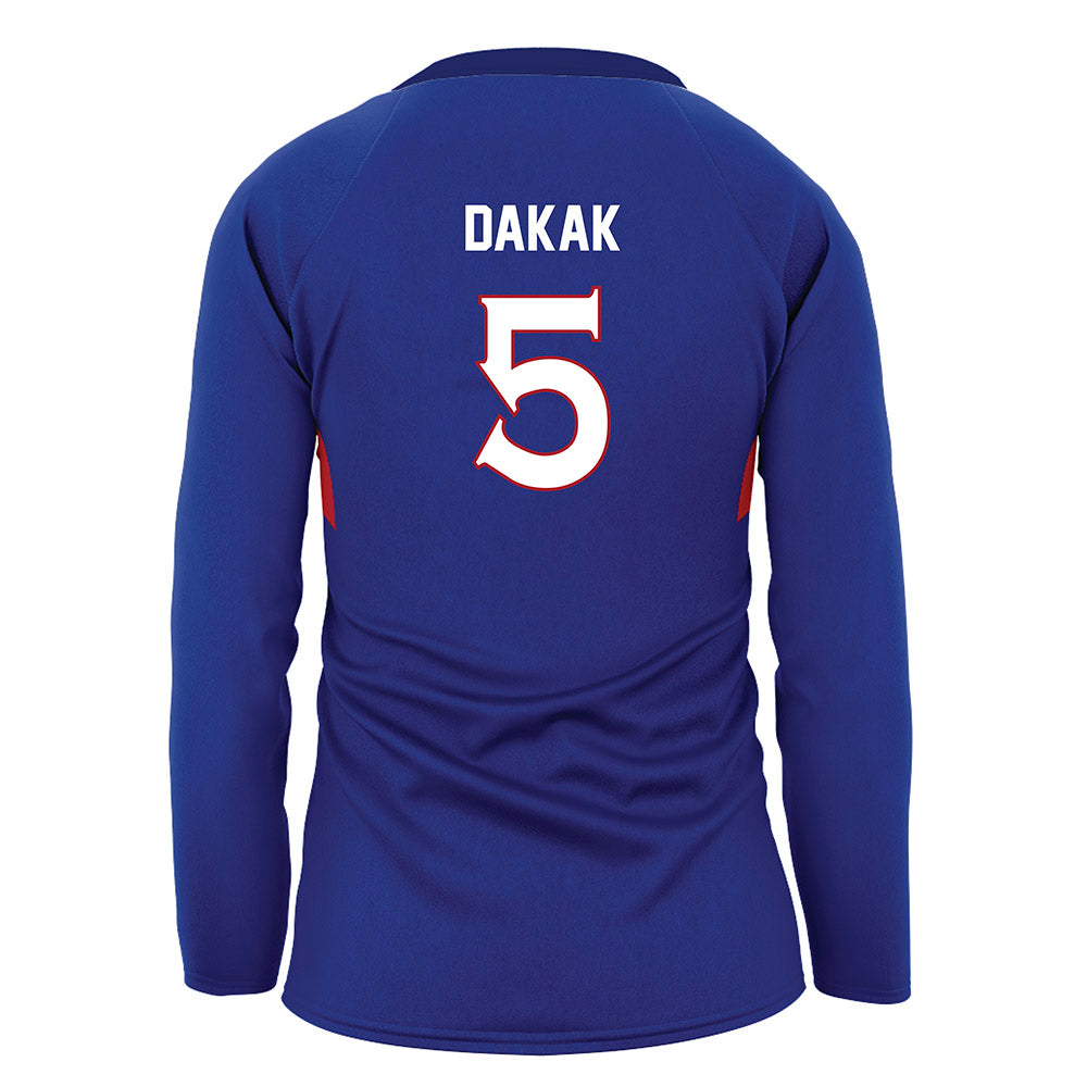American - NCAA Women's Volleyball : Deniz Dakak - Volleyball Jersey-1