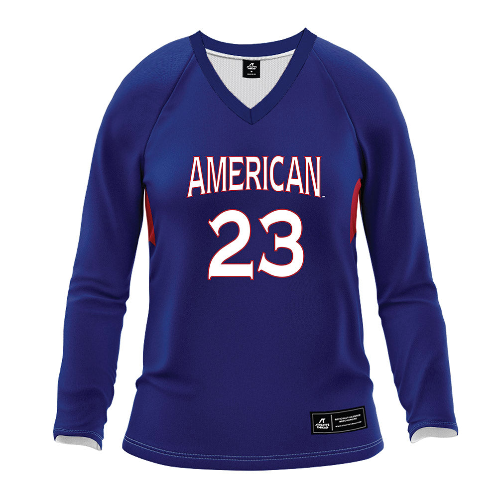 American - NCAA Women's Volleyball : Carly Sciborski - Volleyball Jersey-0