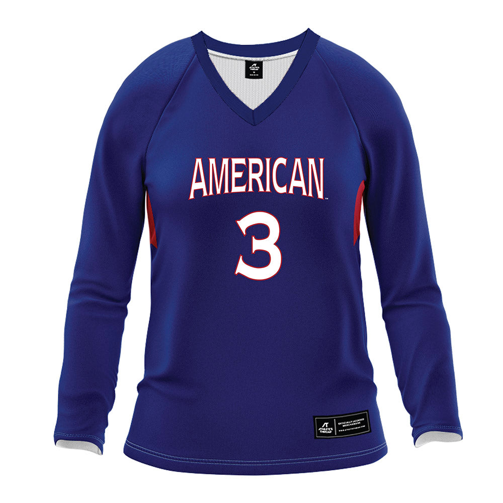 American - NCAA Women's Volleyball : Isabella Marrero - Volleyball Jersey-0