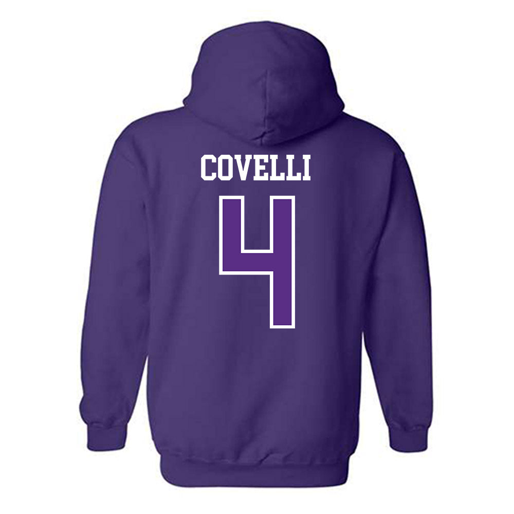 NU - NCAA Men's Soccer : Giovanni Covelli - Hooded Sweatshirt-1