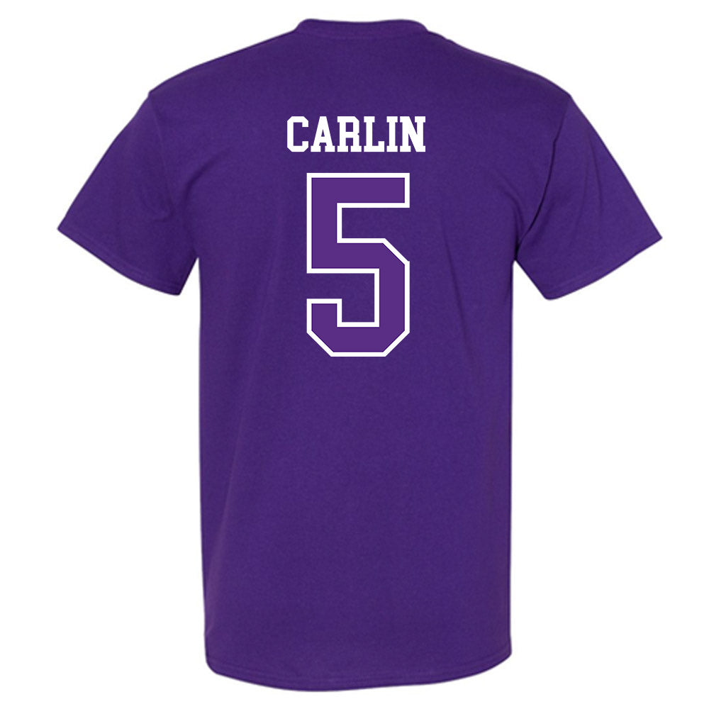 NU - NCAA Men's Ice Hockey : Noah Carlin - T-Shirt-1