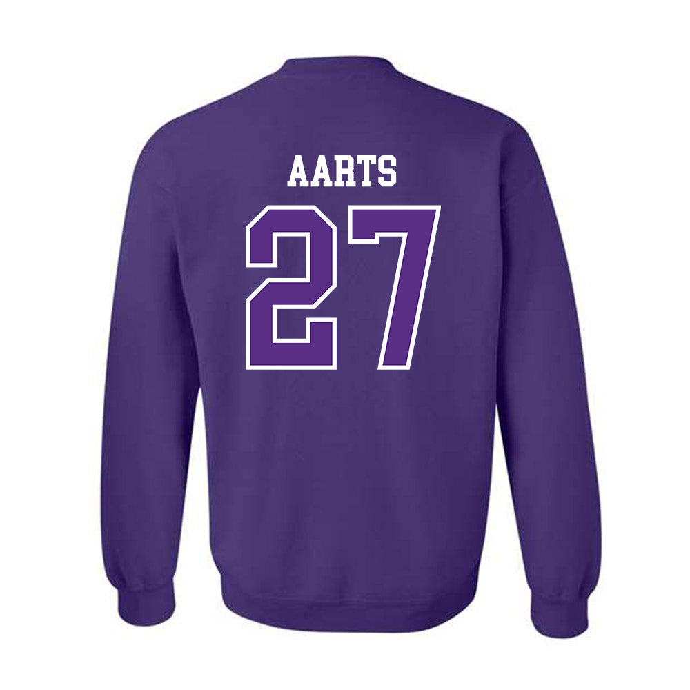 NU - NCAA Baseball : Carter Aarts - Crewneck Sweatshirt-1