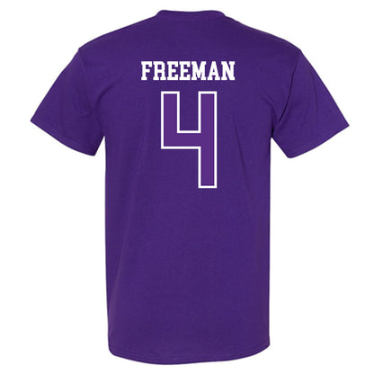 NU - NCAA Women's Basketball : Tyasia Freeman - T-Shirt-1