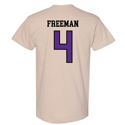 NU - NCAA Women's Basketball : Tyasia Freeman - T-Shirt-1