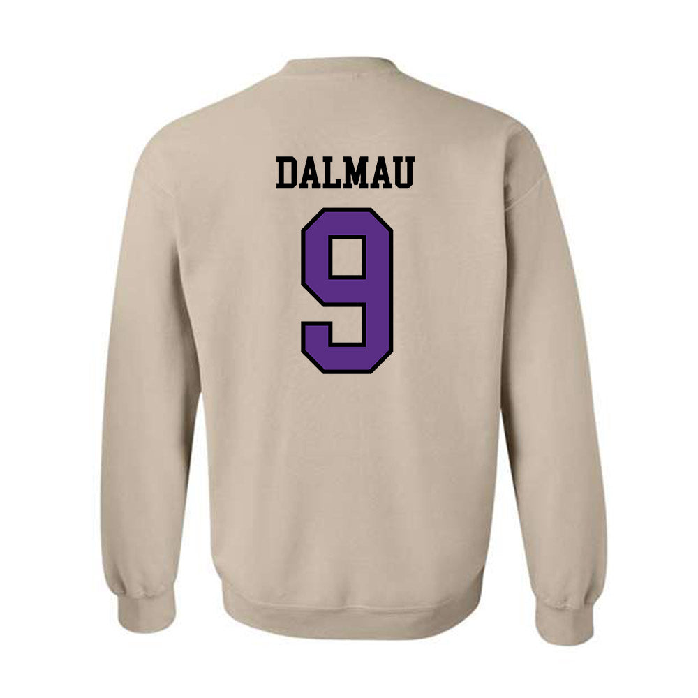 NU - NCAA Men's Basketball : Gael Dalmau - Crewneck Sweatshirt-1