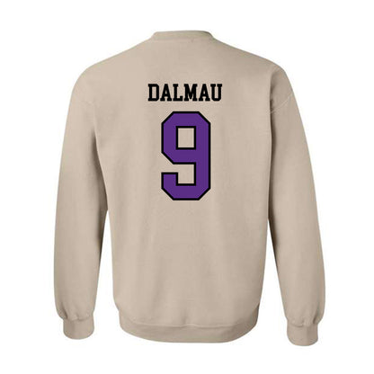 NU - NCAA Men's Basketball : Gael Dalmau - Crewneck Sweatshirt-1