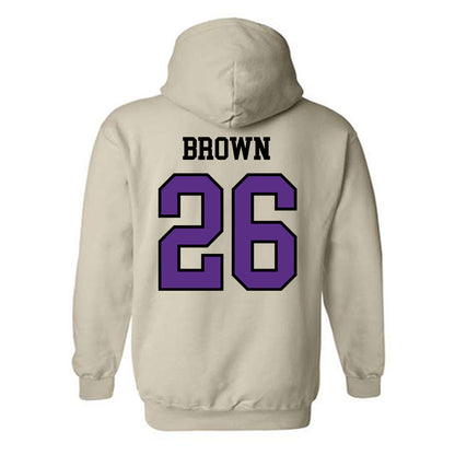 NU - NCAA Men's Soccer : Jayden Brown - Hooded Sweatshirt-1