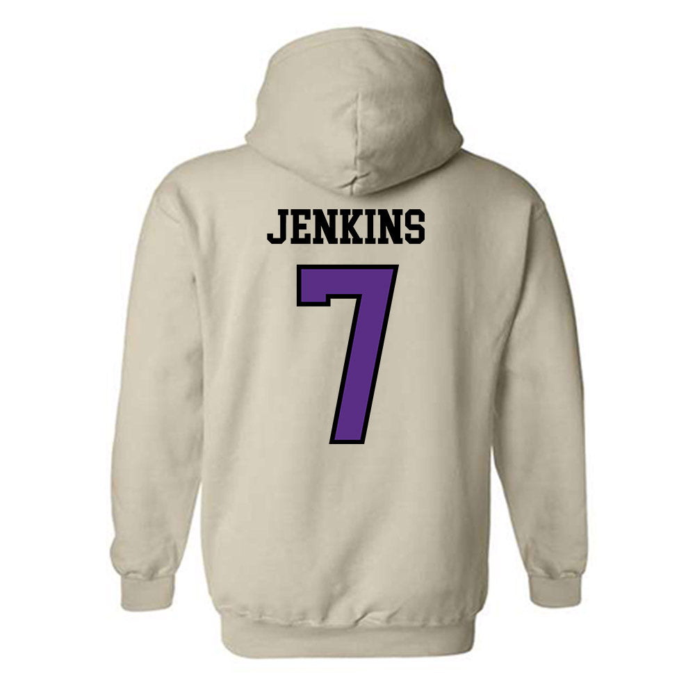 NU - NCAA Women's Volleyball : Taylor Jenkins - Hooded Sweatshirt-1