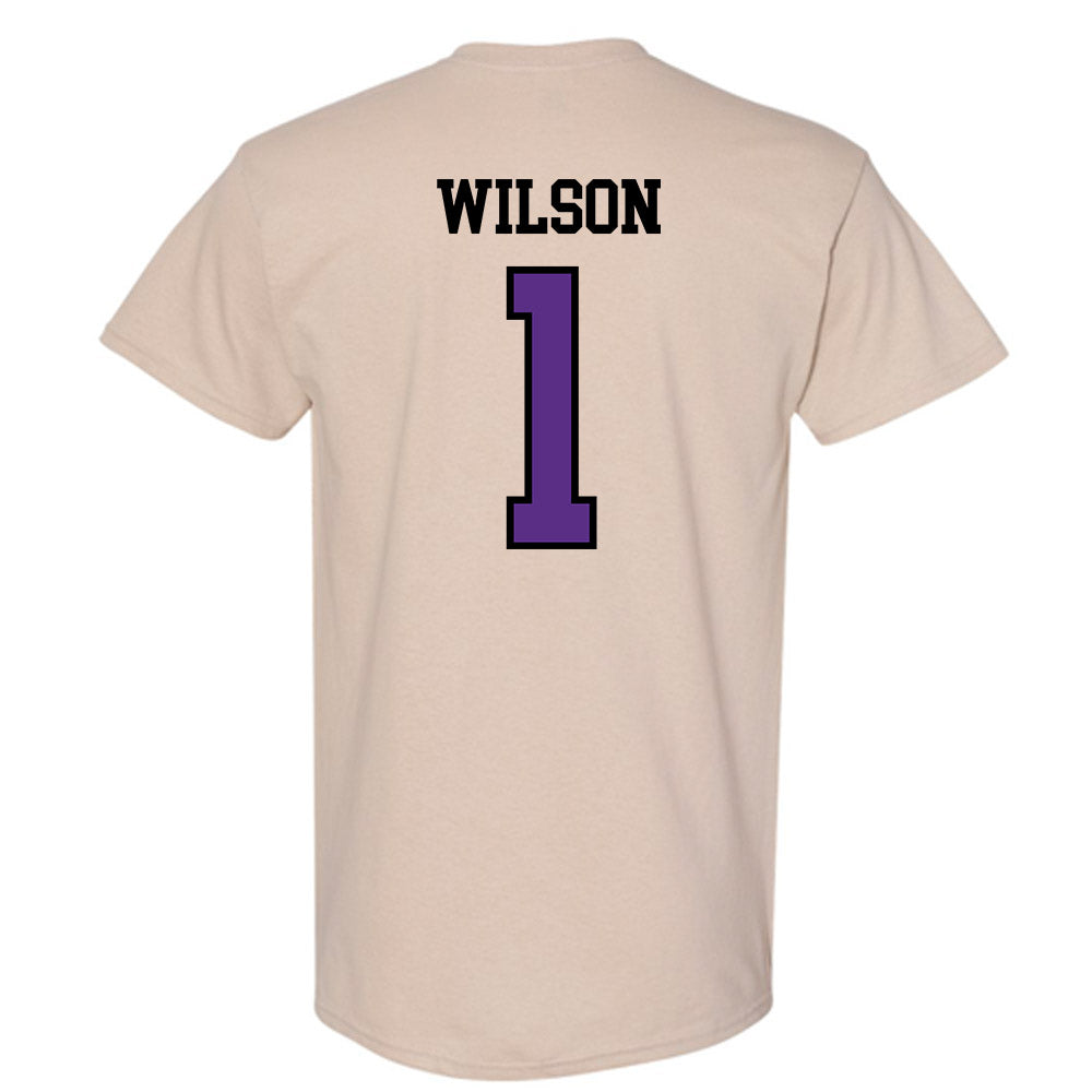 NU - NCAA Women's Basketball : Chasity Wilson - T-Shirt-1