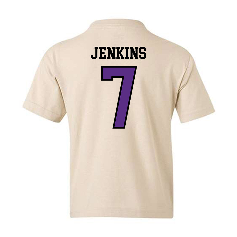 NU - NCAA Women's Volleyball : Taylor Jenkins - Youth T-Shirt-1