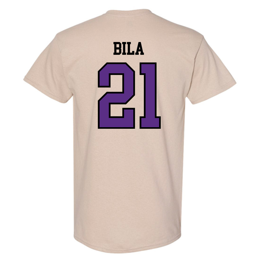 NU - NCAA Women's Basketball : Jisca Bila - T-Shirt-1