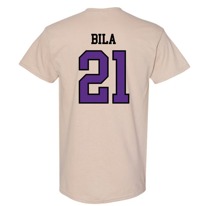NU - NCAA Women's Basketball : Jisca Bila - T-Shirt-1