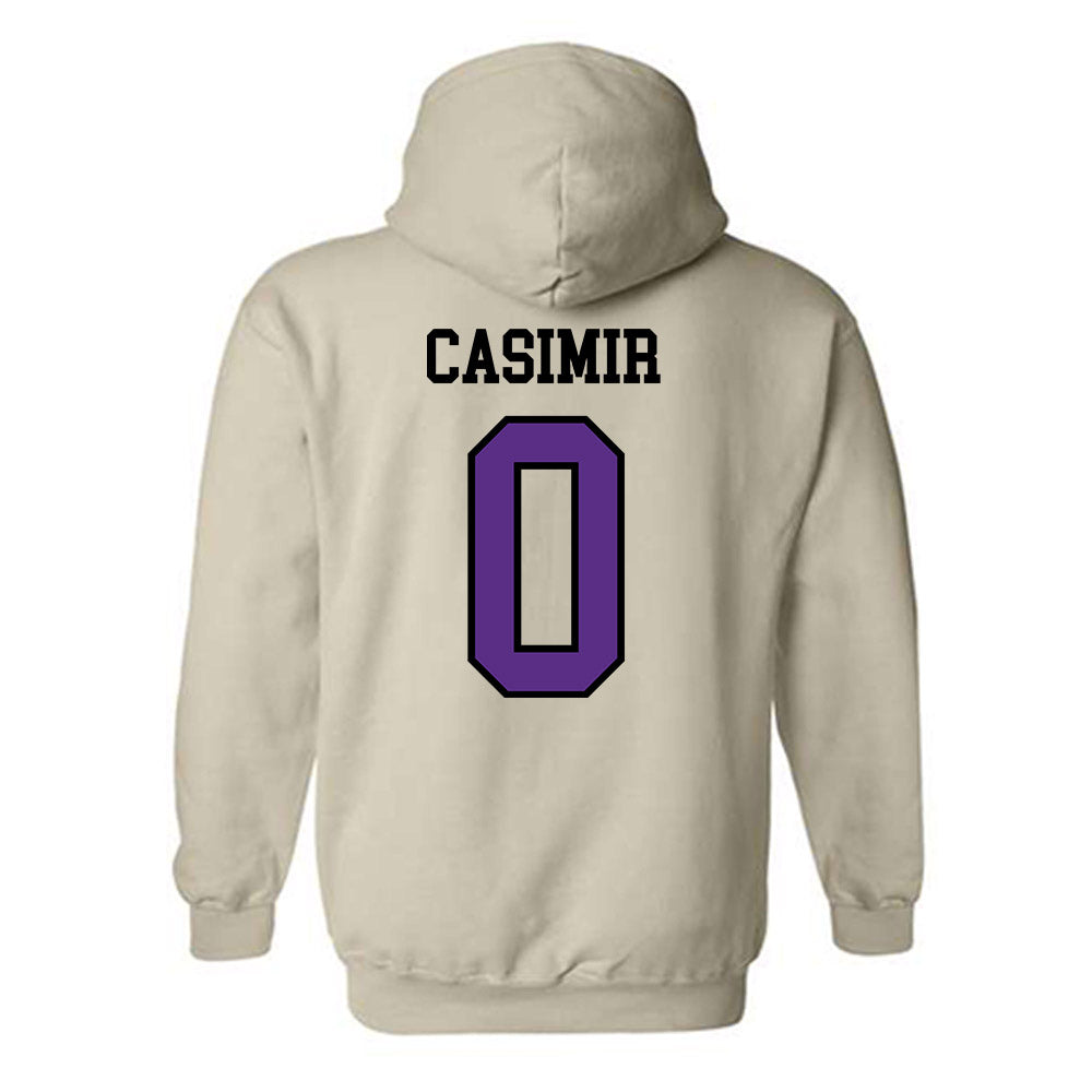 NU - NCAA Men's Soccer : Julien Casimir - Hooded Sweatshirt-1