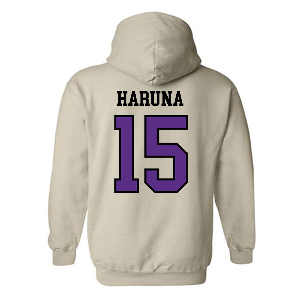 NU - NCAA Women's Basketball : Kenedie Haruna - Hooded Sweatshirt-1