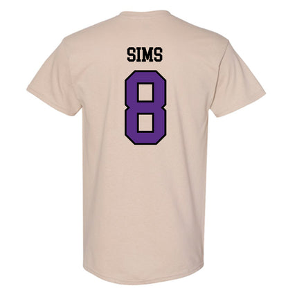 NU - NCAA Women's Basketball : Raven Sims - T-Shirt-1