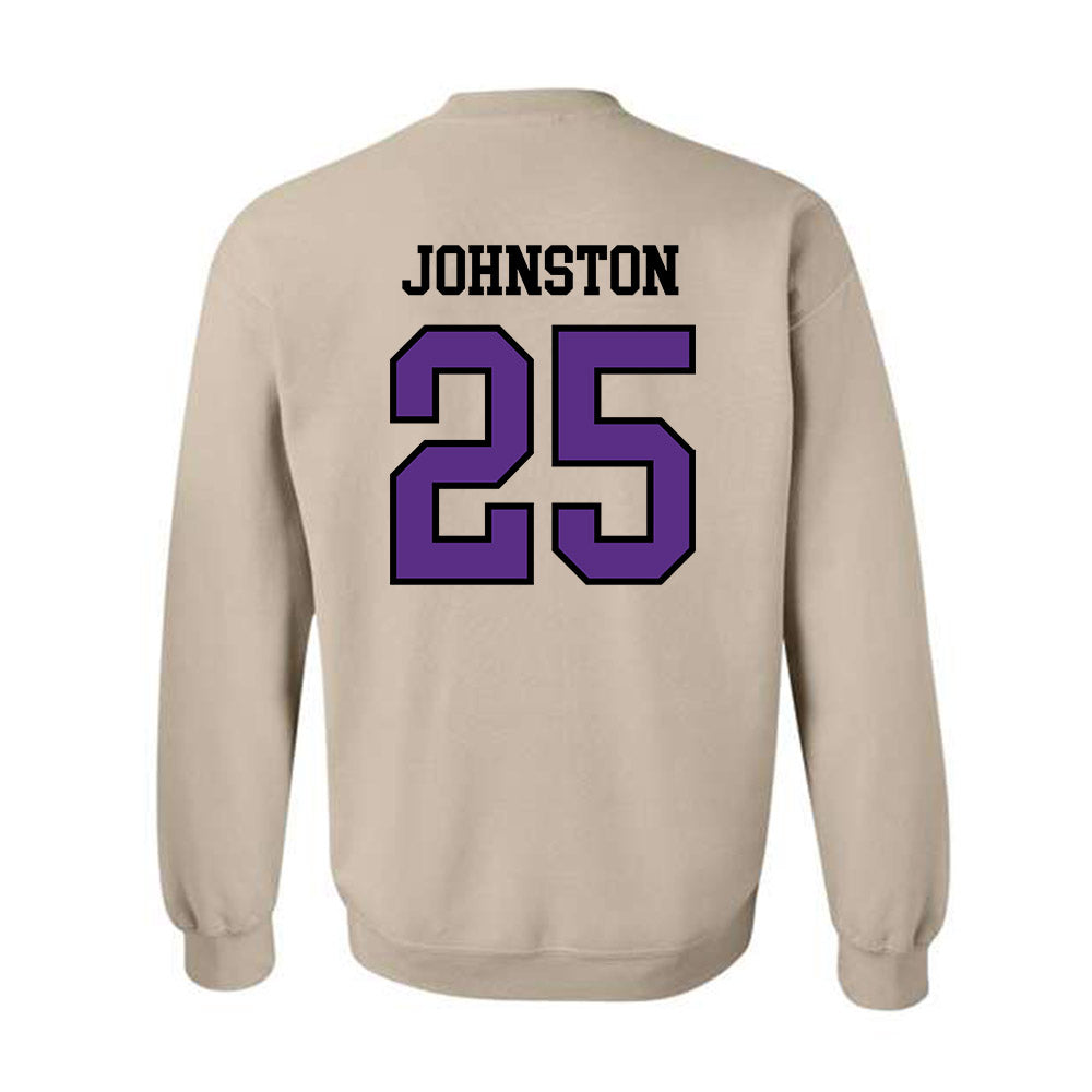 NU - NCAA Baseball : Tyler Johnston - Crewneck Sweatshirt-1