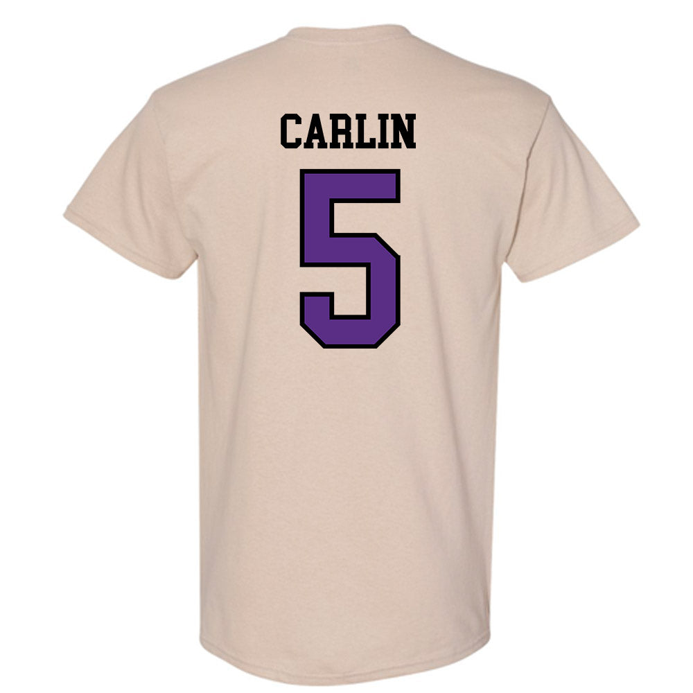 NU - NCAA Men's Ice Hockey : Noah Carlin - T-Shirt-1