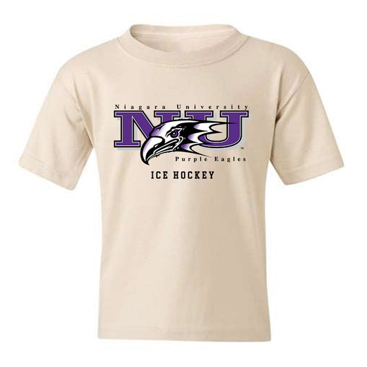 NU - NCAA Men's Ice Hockey : Noah Carlin - Youth T-Shirt-0