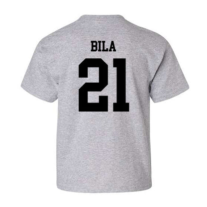 NU - NCAA Women's Basketball : Jisca Bila - Youth T-Shirt-1