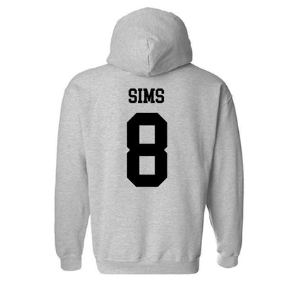 NU - NCAA Women's Basketball : Raven Sims - Hooded Sweatshirt-1