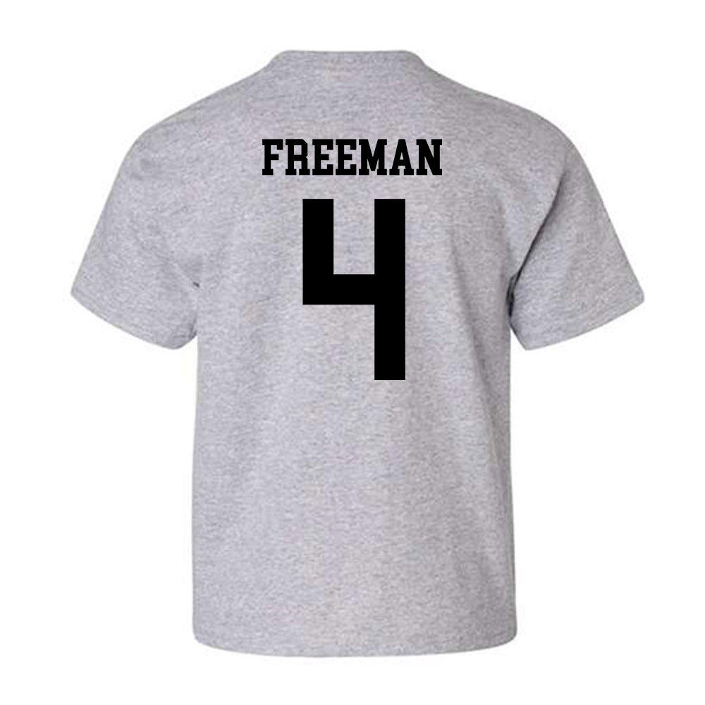 NU - NCAA Women's Basketball : Tyasia Freeman - Youth T-Shirt-1