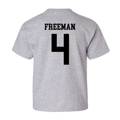 NU - NCAA Women's Basketball : Tyasia Freeman - Youth T-Shirt-1