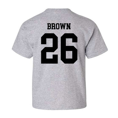 NU - NCAA Men's Soccer : Jayden Brown - Youth T-Shirt-1
