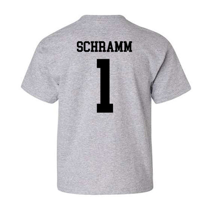 NU - NCAA Baseball : Connor Schramm - Youth T-Shirt-1