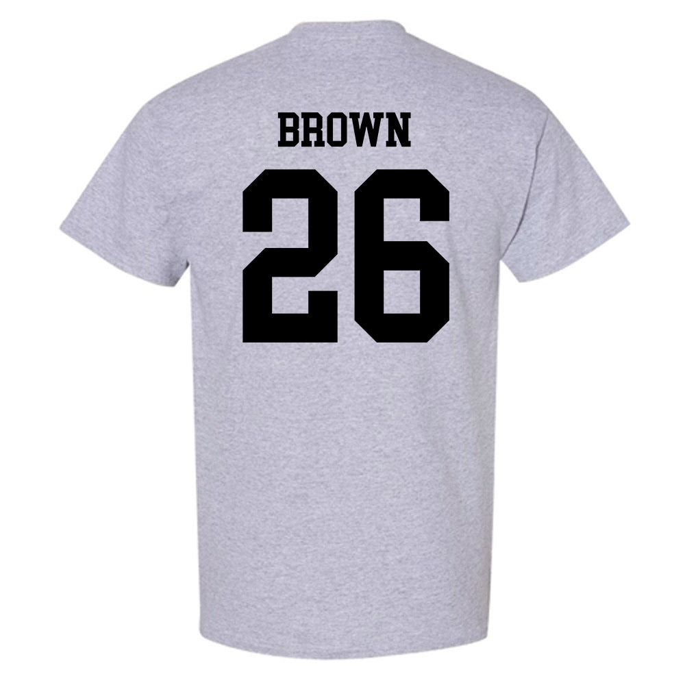 NU - NCAA Men's Soccer : Jayden Brown - T-Shirt-1