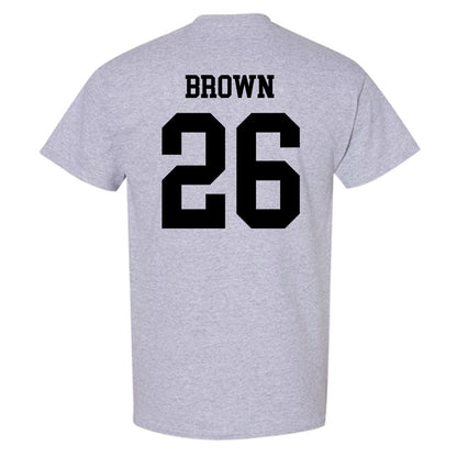 NU - NCAA Men's Soccer : Jayden Brown - T-Shirt-1