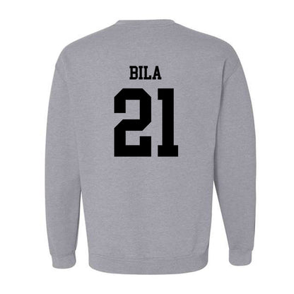 NU - NCAA Women's Basketball : Jisca Bila - Crewneck Sweatshirt-1