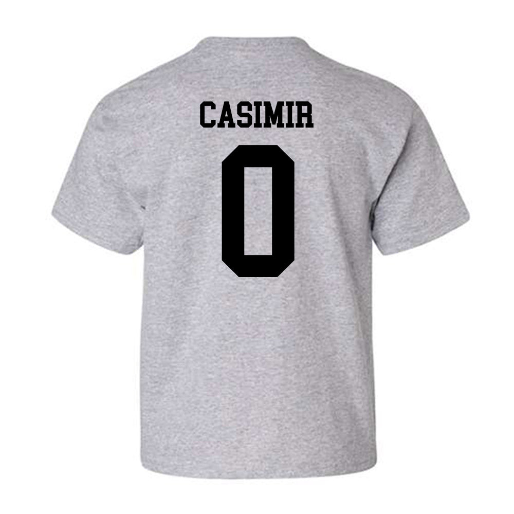 NU - NCAA Men's Soccer : Julien Casimir - Youth T-Shirt-1