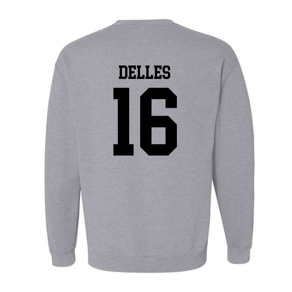 NU - NCAA Women's Lacrosse : Michaela Delles - Crewneck Sweatshirt-1