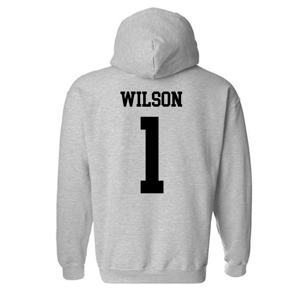 NU - NCAA Women's Basketball : Chasity Wilson - Hooded Sweatshirt-1