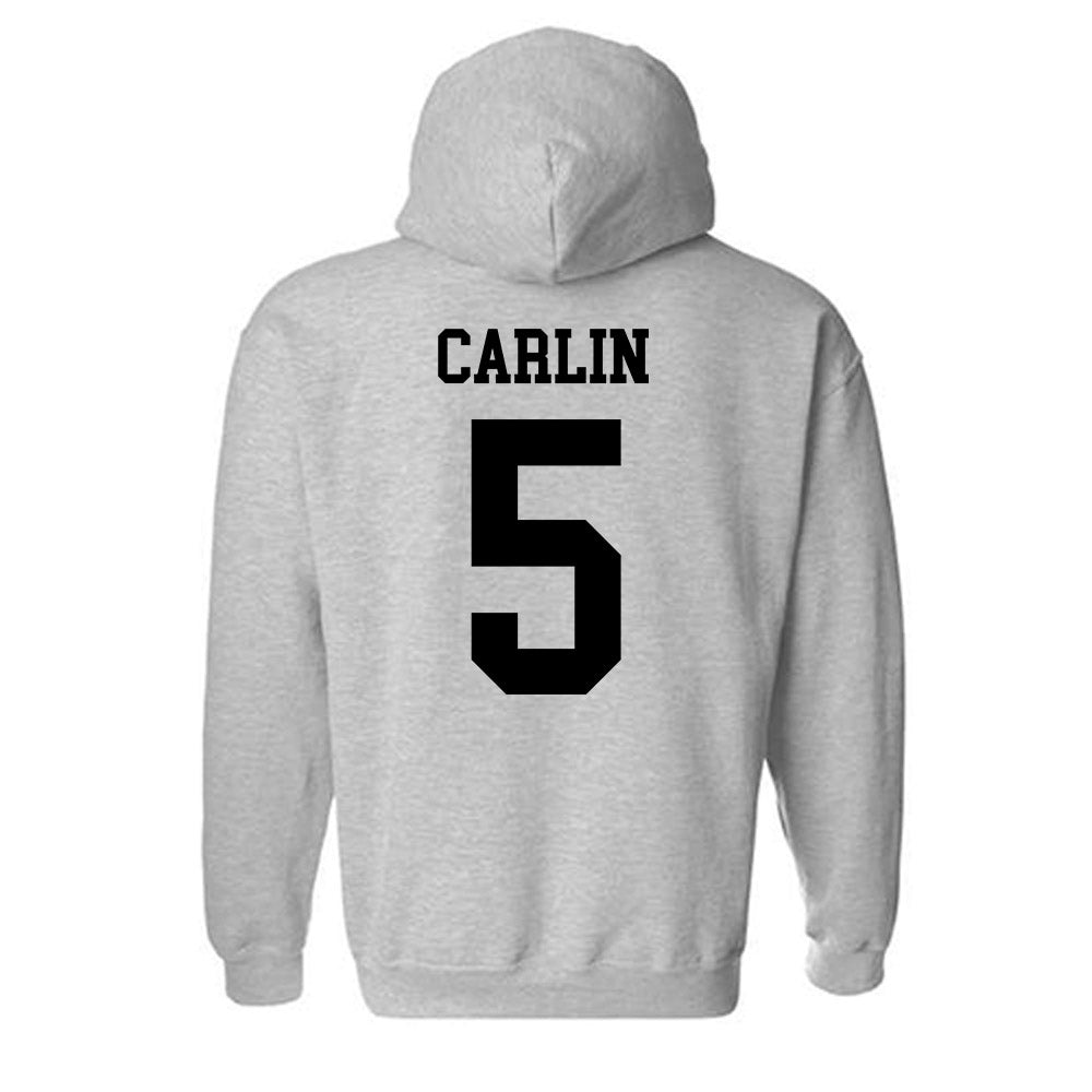 NU - NCAA Men's Ice Hockey : Noah Carlin - Hooded Sweatshirt-1